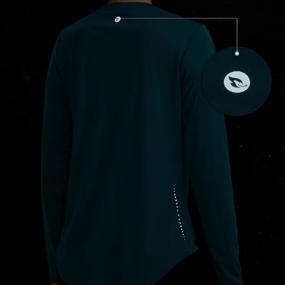 Women's Sun Shirts + Long Sleeve Workout Tops Running Athletic Lightweight Quick - Picture 5 of 7